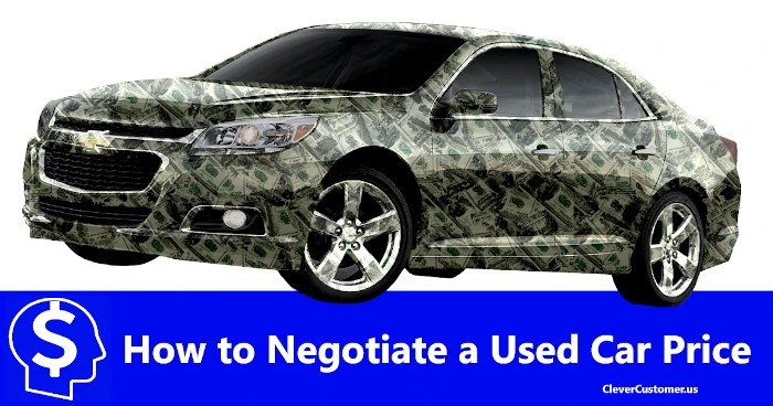 How to negotiate a used car price